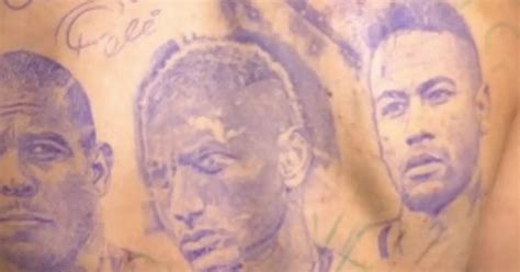 Richarlison gets 'weird' giant tattoo of himself on his back next to ...