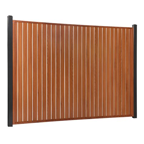 vertical slat fence panels durable stylish  secure