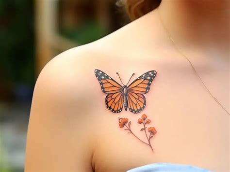 Orange Butterfly Tattoo Meaning: Unveiling the Symbolism of a Colorful Flutter