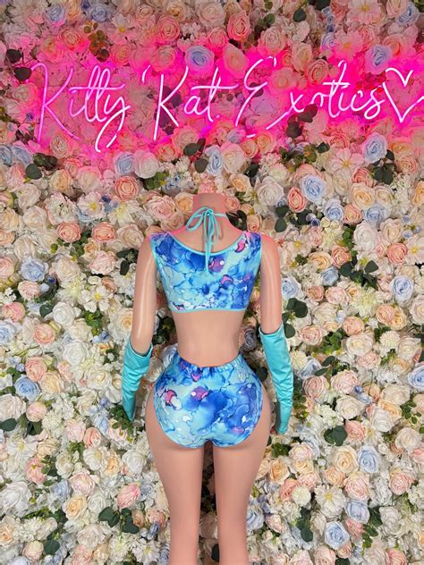 Rave Outfit One-Piece Multicolor Trippy Bodysuit With Sleeves Festival