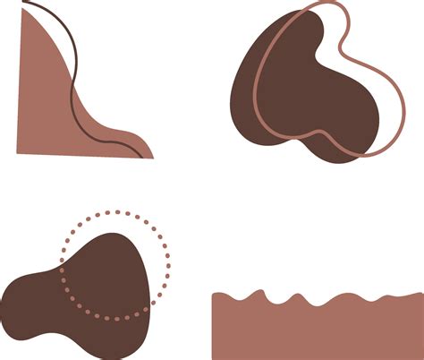 abstract blob collection isolated vector  vector art  vecteezy