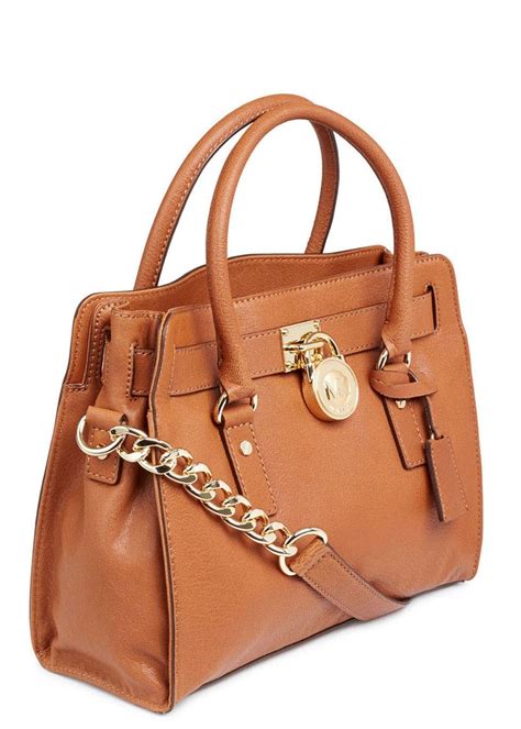 Michael Kors Brown Leather Handbag | semashow.com