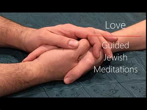 guided jewish meditations love youtube