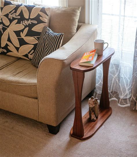 ddww narrow side table space saving apartment size etsy