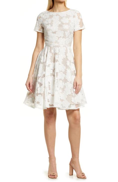 White Floral Dresses for Women