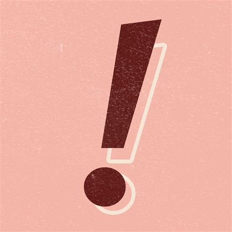 creative exclamation mark typography psd attention grabbing poster