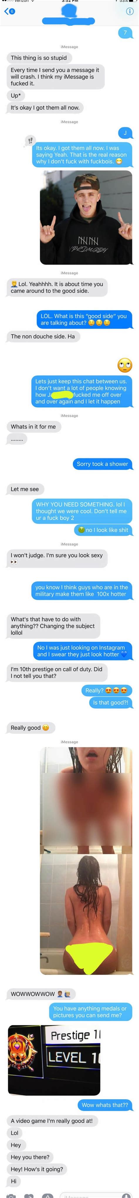 Girl sends nudes after misunderstanding a Call of Duty reference