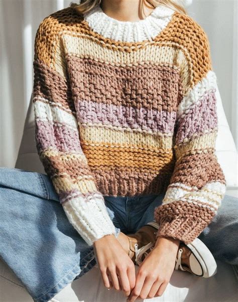 Вязаный свитер для прохладного утра | Knit jumper, Knit fashion, Knitting
