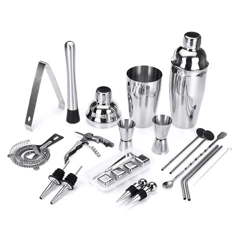 22PCS Cocktail Xixing Tool Alcohol Blending Set Cocktail Mixing Tools ...