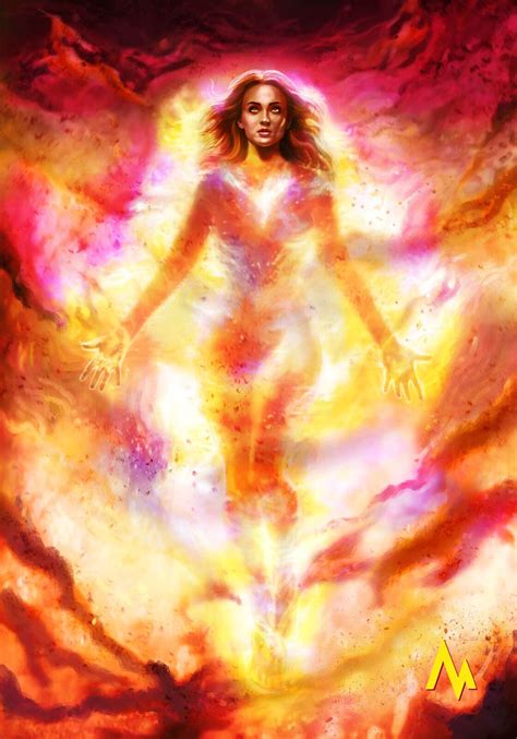 Dark Phoenix, marvin tabacon on ArtStation at https://www.artstation ...