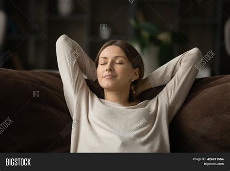 Mindful Happy Relaxed Image & Photo (Free Trial) | Bigstock 