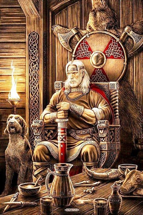 Одноклассники | Искусство викингов, Скандинавская мифология, Картины