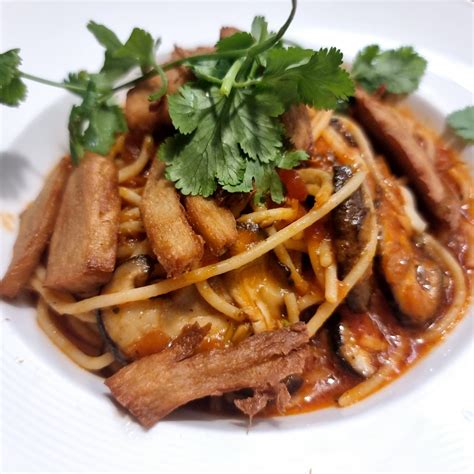 No meat Pasta at Swensen's - Halal Tag Singapore