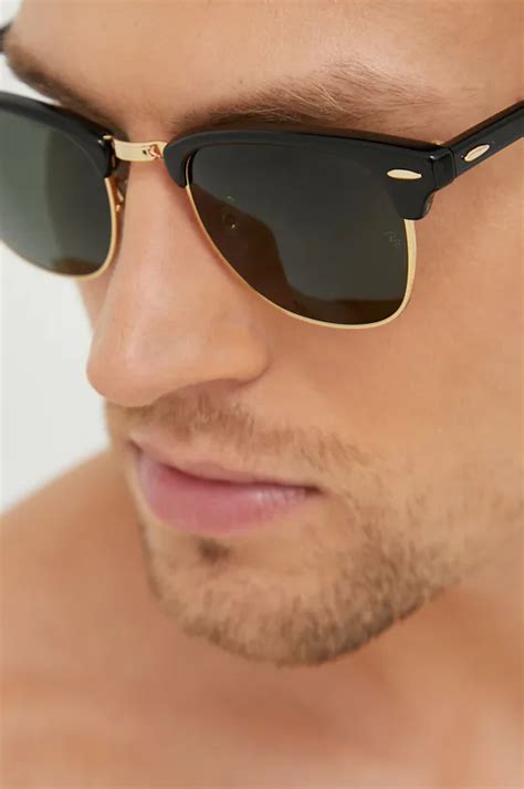 Сонцезахисні окуляри Ray-Ban чоловічі колір чорний | купити на PRM UA