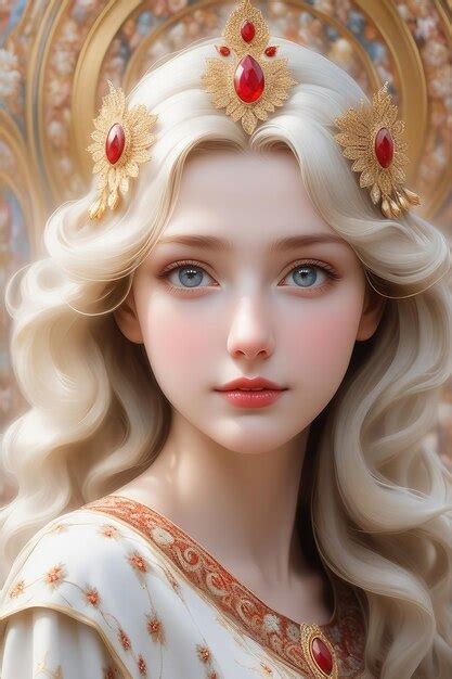 Premium Photo | A beautiful girl in a fantasy clothes like a goddess in ...