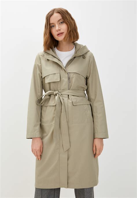 Плащ Winterra, цвет: хаки, MP002XW0190F — купить в интернет-магазине Lamoda