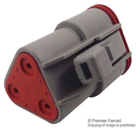 DT06-3S - Deutsch - Te Connectivity - Automotive Connector Housing ...