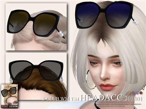 Аксессуар- очки на голове - Аксессуары - Моды для Sims 4
