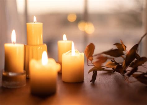 cozy autumn candles wallpaper wallpaperscom