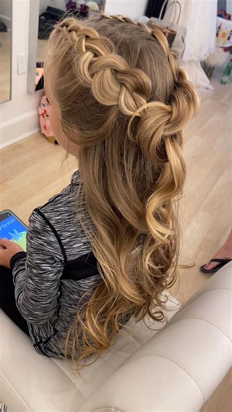 Long hair flower girl – Artofit