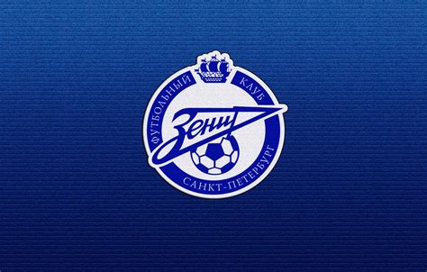 Обои синий, эмблема, зенит, zenit, футбольный клуб картинки на рабочий ...