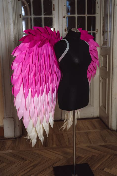 Pink Angel Wings Costume Ombre Photo Shoot Prop Cosplay - Etsy