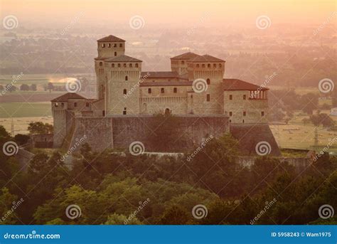 Torrechiara Castle Stock Image | CartoonDealer.com #52460179