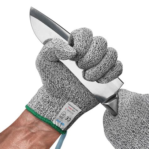 Hepcare Cut Resistant Gloves, Food Grade High Performance Level 5 Hand ...