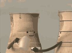 an architecture: Unhappy Cooling Tower.