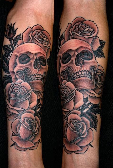 showingcom skull rose tattoos picture tattoos skull tattoo design