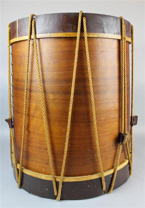 Lot - CONTINENTAL PAINTED MAHOGANY DRUM TABLE