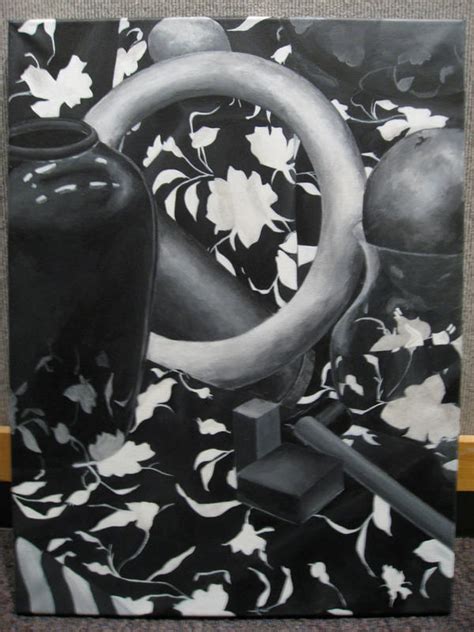 grisaille still life by sunscreenfiend on deviantART