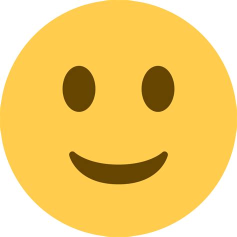 "slightly smiling face" Emoji - Download for free – Iconduck