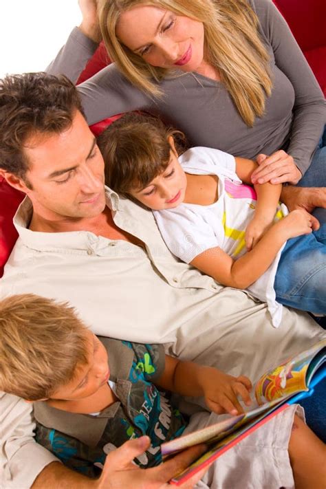 Family with two children stock photo. Image of husband - 23117326