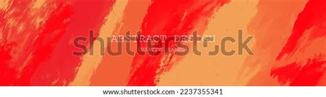 Abstract Red Orange Pink Paint Background Stock Vector (Royalty Free) 2237355341 | Shutterstock