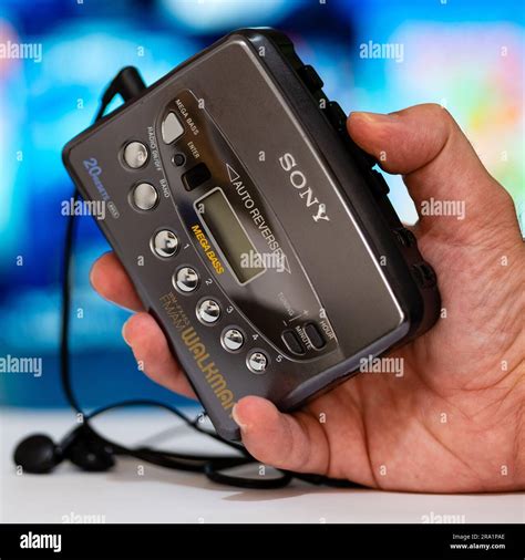 Walkman, advanced cassette player with handheld digital controls and ...