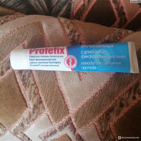 Фиксирующий крем для зубных протезов Protefix Экстрасильный с ...