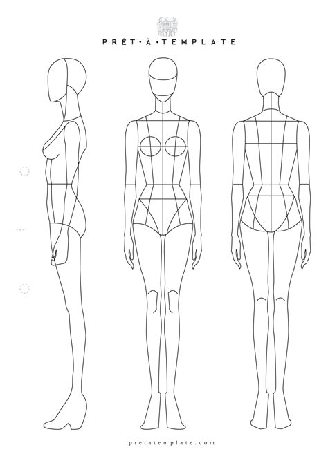 Download Fashion Figure Templates - Prêt-à-Template #fashion #illustration #temp… | Fashion ...