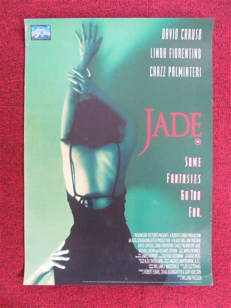 JADE VHS VIDEO POSTER DAVID CARUSO LINDA FIORENTINO 1995: Art / Affiche