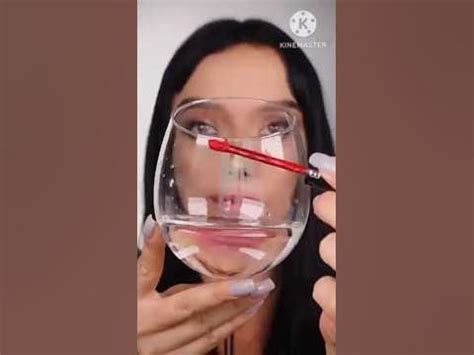 New Viral Lipstick hack#with water gilash#shorts#video# Shorts# ...