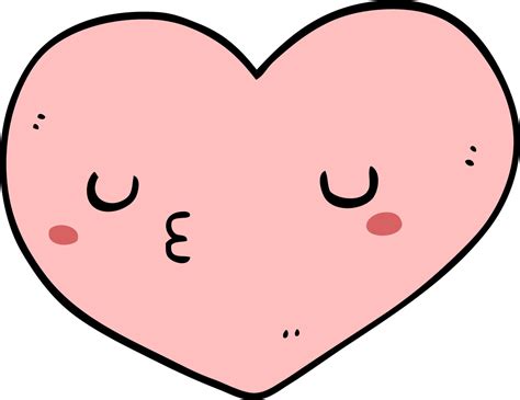 cartoon love heart 10473769 Vector Art at Vecteezy
