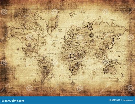 ancient vintage world map golden amber coffee quality prime superior