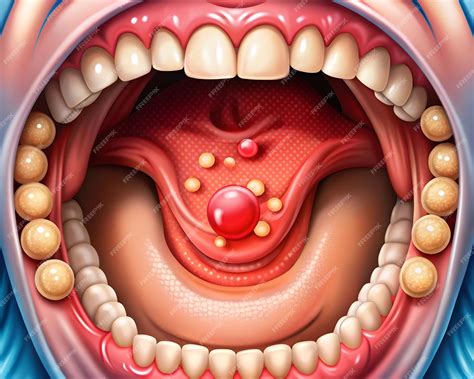 Aphthous stomatitis mouth treatment | Premium AI-generated image