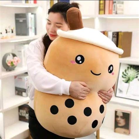 Jual Boneka Boba Jumbo Milk tea / Boneka Boba Viral segentong | Shopee ...