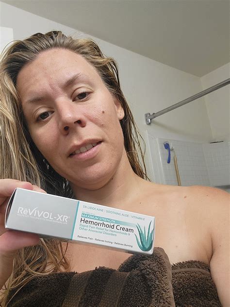 Hemorrhoid Cream with Witch Hazel: Soothe & Heal