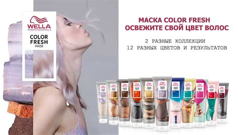 Тонирующие маски Wella Color Fresh