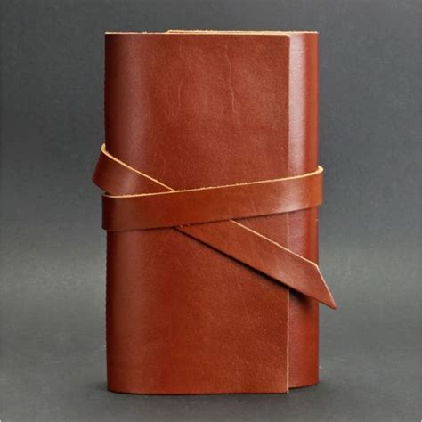 Кожаный блокнот дизайнерский мужской Diary Brown Leather