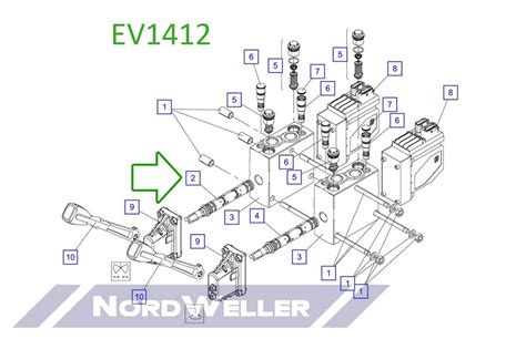 Купить EV1412 Золотник распределителя - Nordweller.shop
