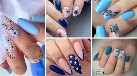 60+ Trendy Blue Nail Designs 2023 - Bright Cures