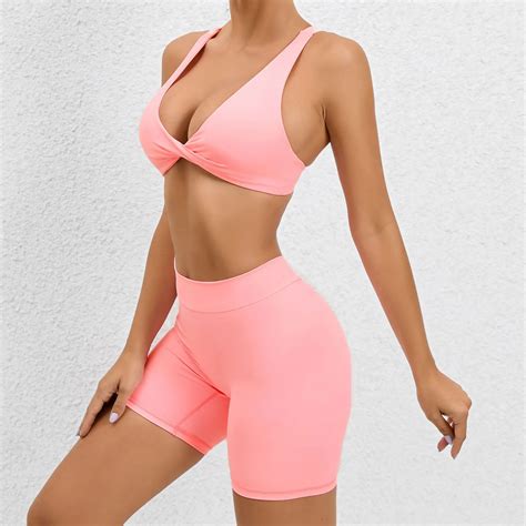 Elegante-e-Sexy-Outdoor-Running-Set-Nude-Fitness-Suit-Ajuste-apertado-e
